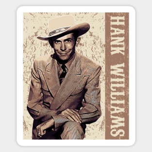Hank Williams // Country music artist Sticker